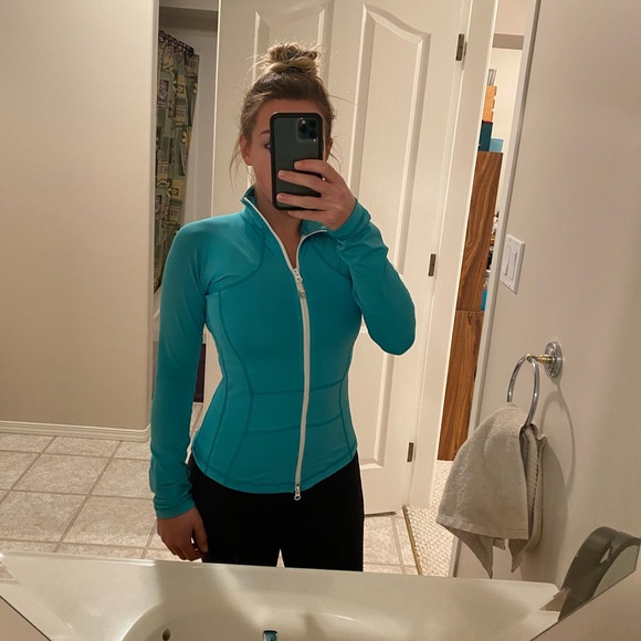 Turquoise triple flip athletic jacket - Picture 4 of 4